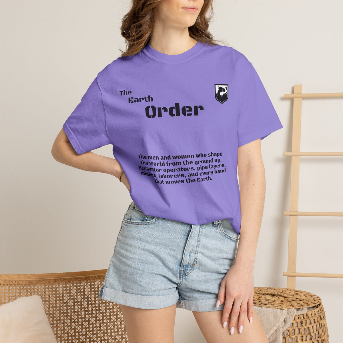 The Earth Order Collection — Excavator Operator Graphic Tee