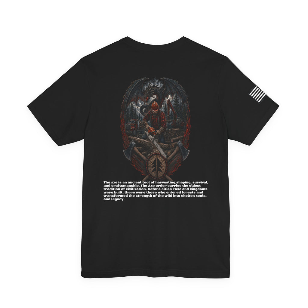 The Axe Order Tee — Viking Axe Brotherhood Graphic T‑Shirt