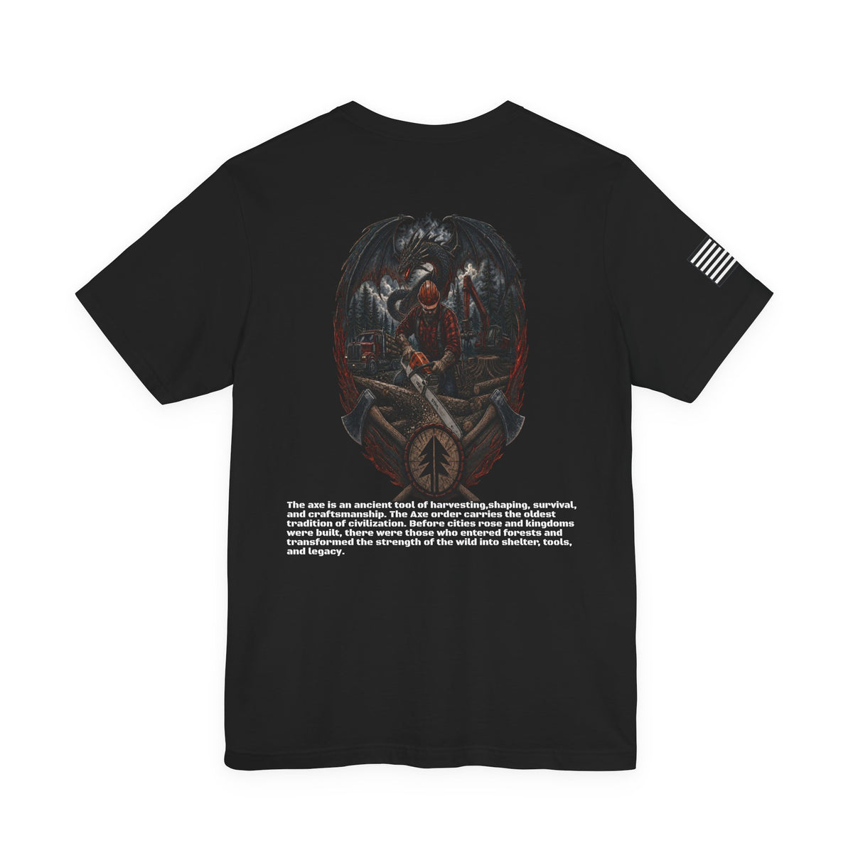 The Axe Order Tee — Viking Axe Brotherhood Graphic T‑Shirt