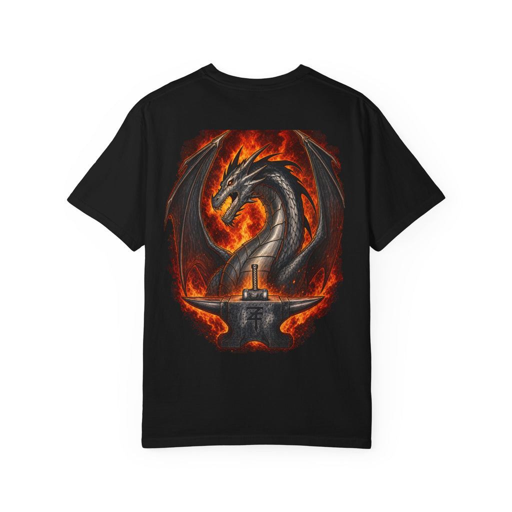The Dark Forge Collection — Fiery Dragon Graphic Tee