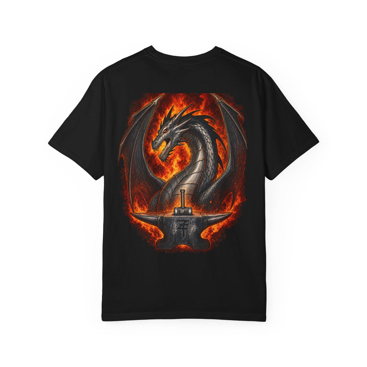 The Dark Forge Collection — Fiery Dragon Graphic Tee