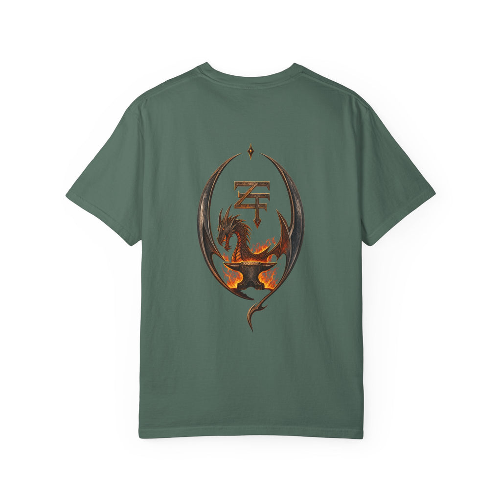 The Dark Forge Collection — Fiery Crest Graphic Tee