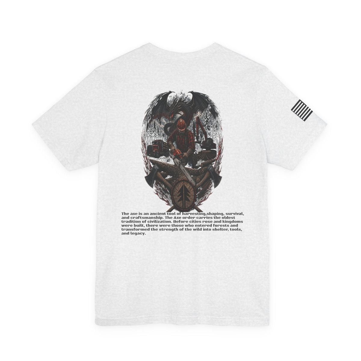 The Axe Order Tee — Viking Axe Brotherhood Graphic T‑Shirt