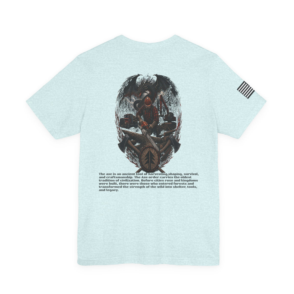 The Axe Order Tee — Viking Axe Brotherhood Graphic T‑Shirt