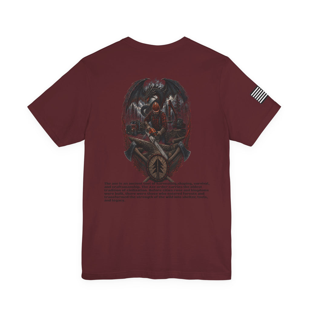 The Axe Order Tee — Viking Axe Brotherhood Graphic T‑Shirt