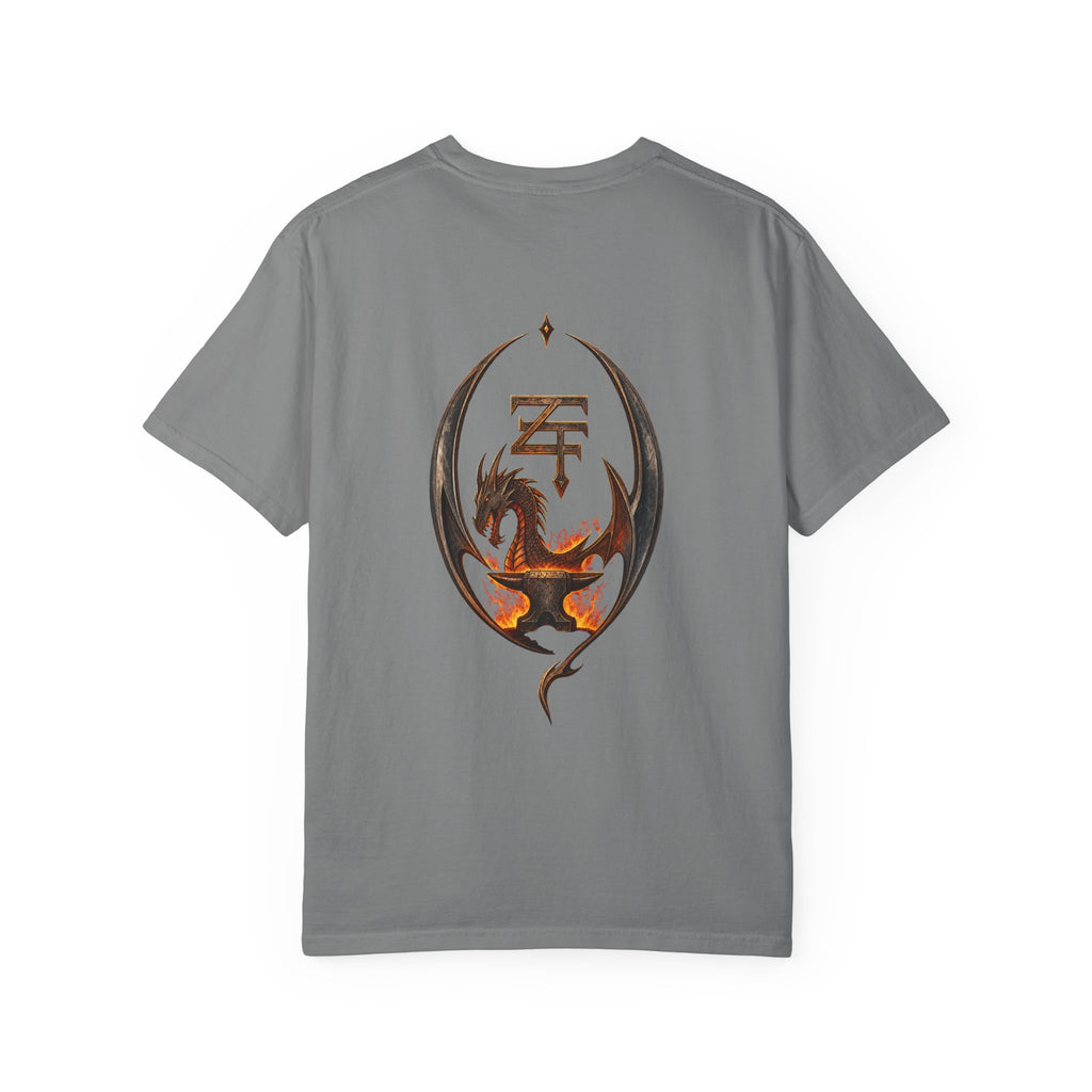 The Dark Forge Collection — Fiery Crest Graphic Tee