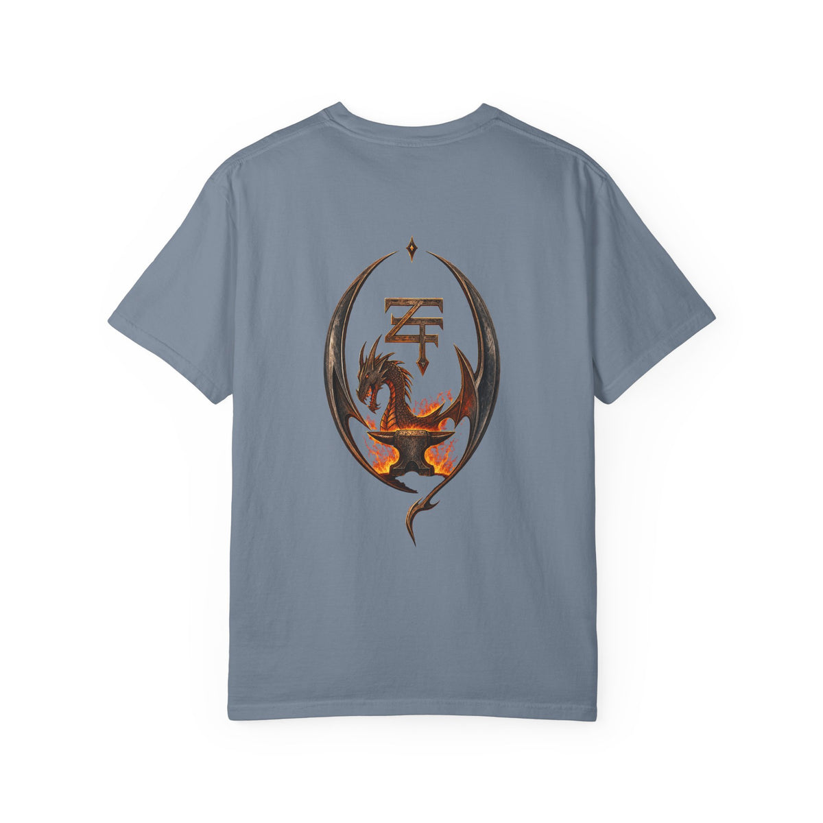 The Dark Forge Collection — Fiery Crest Graphic Tee