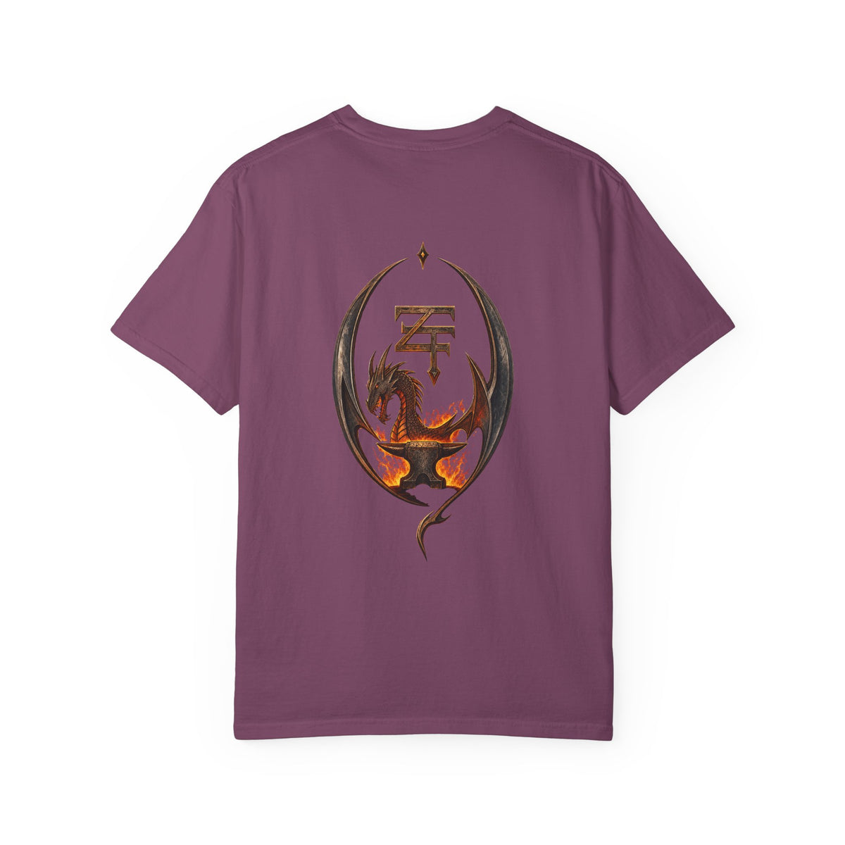The Dark Forge Collection — Fiery Crest Graphic Tee