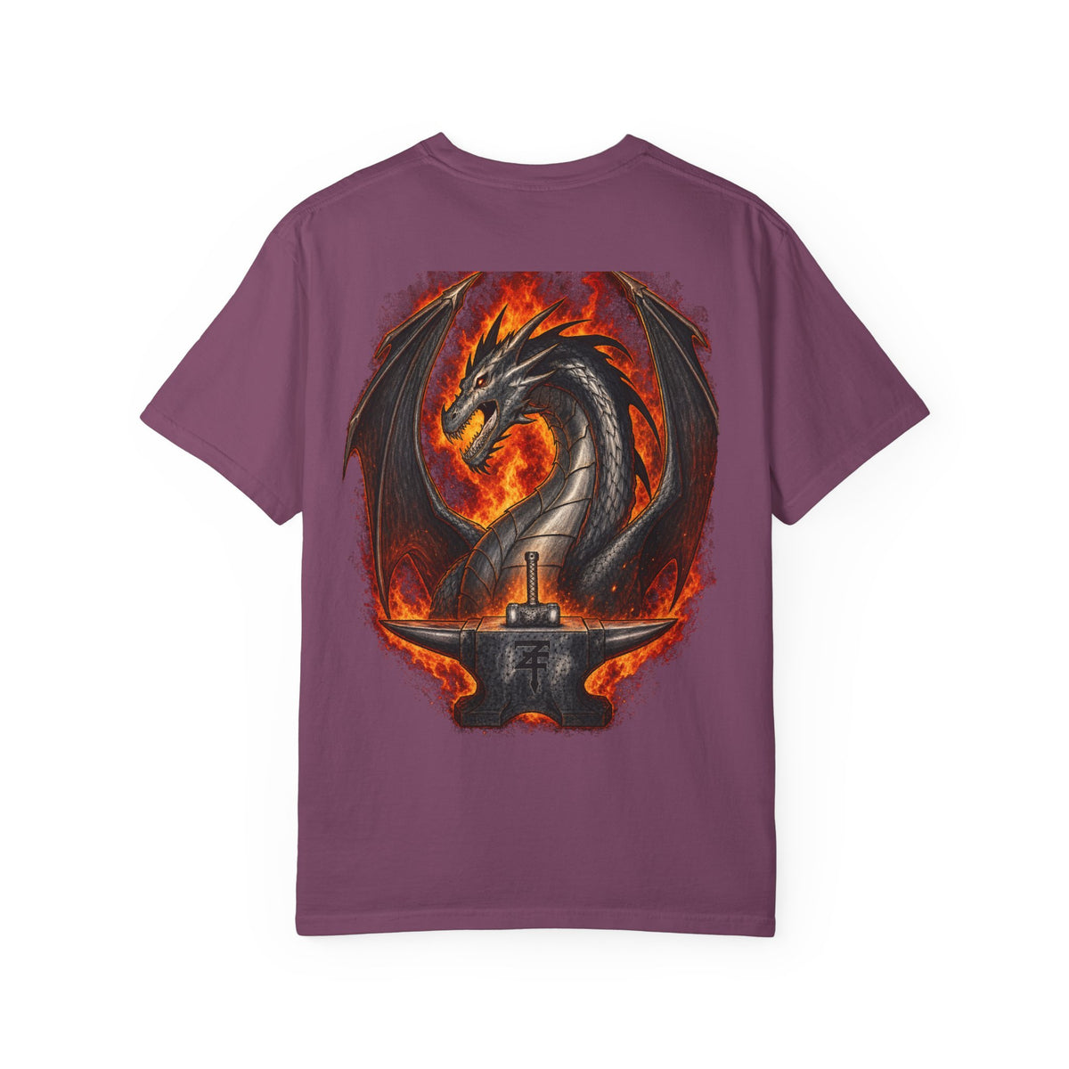 The Dark Forge Collection — Fiery Dragon Graphic Tee