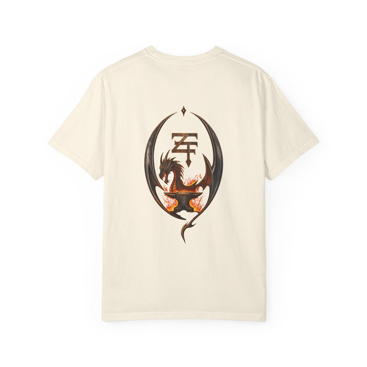 The Dark Forge Collection — Fiery Crest Graphic Tee