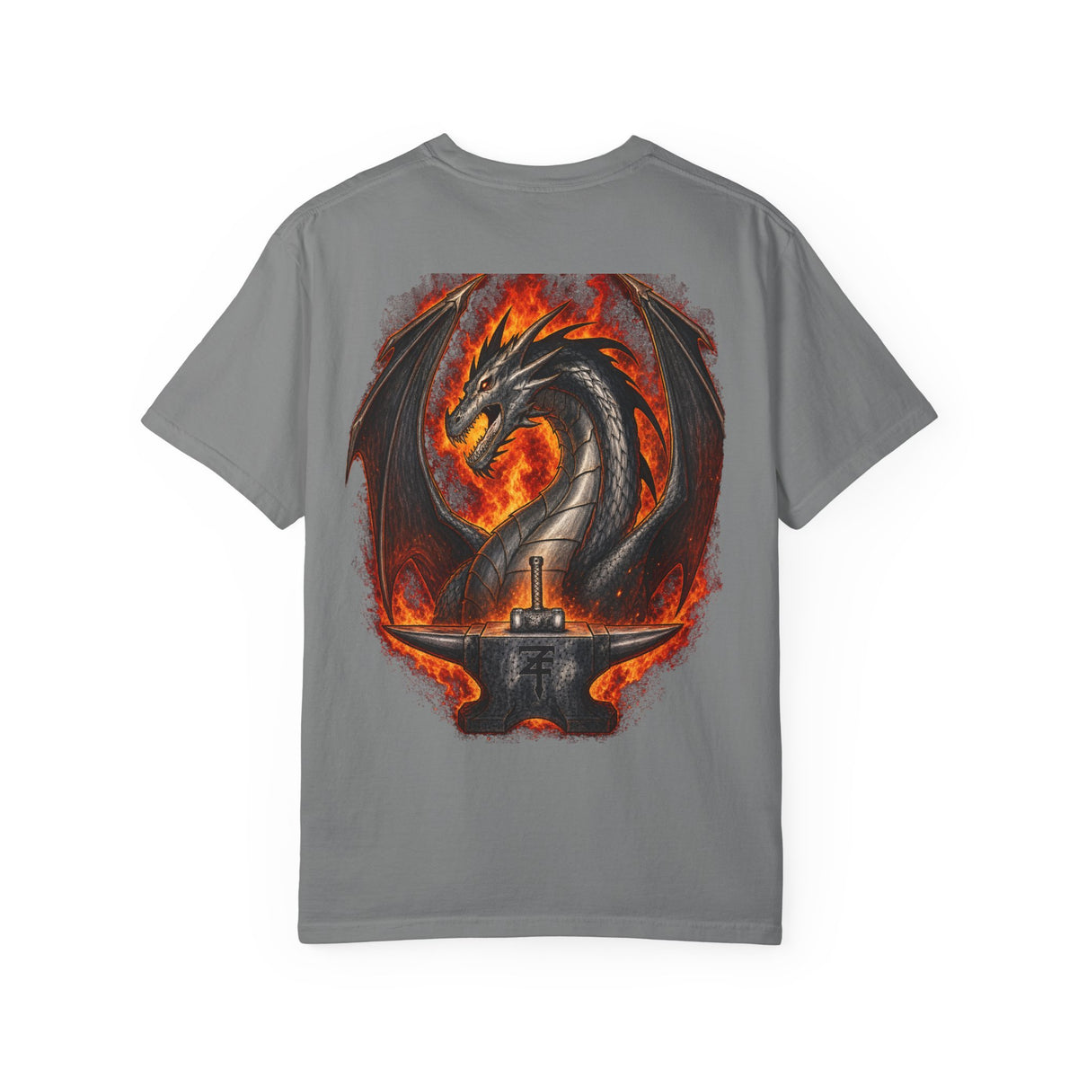 The Dark Forge Collection — Fiery Dragon Graphic Tee