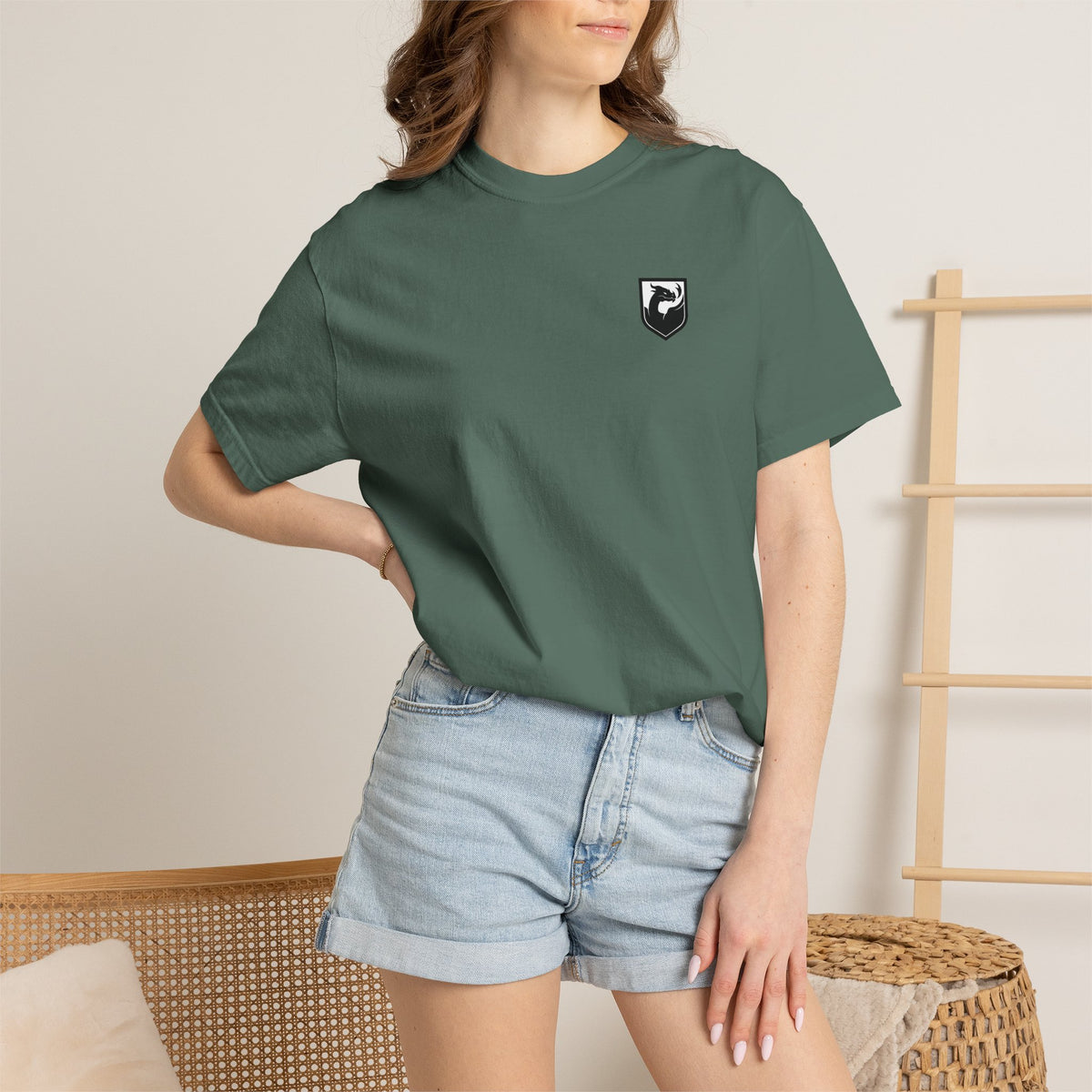 The Dark Forge Collection — Fiery Crest Graphic Tee