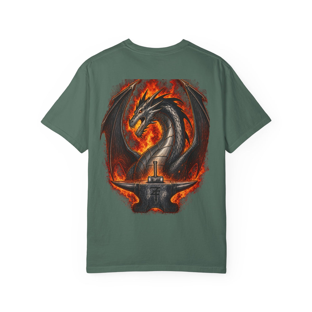 The Dark Forge Collection — Fiery Dragon Graphic Tee