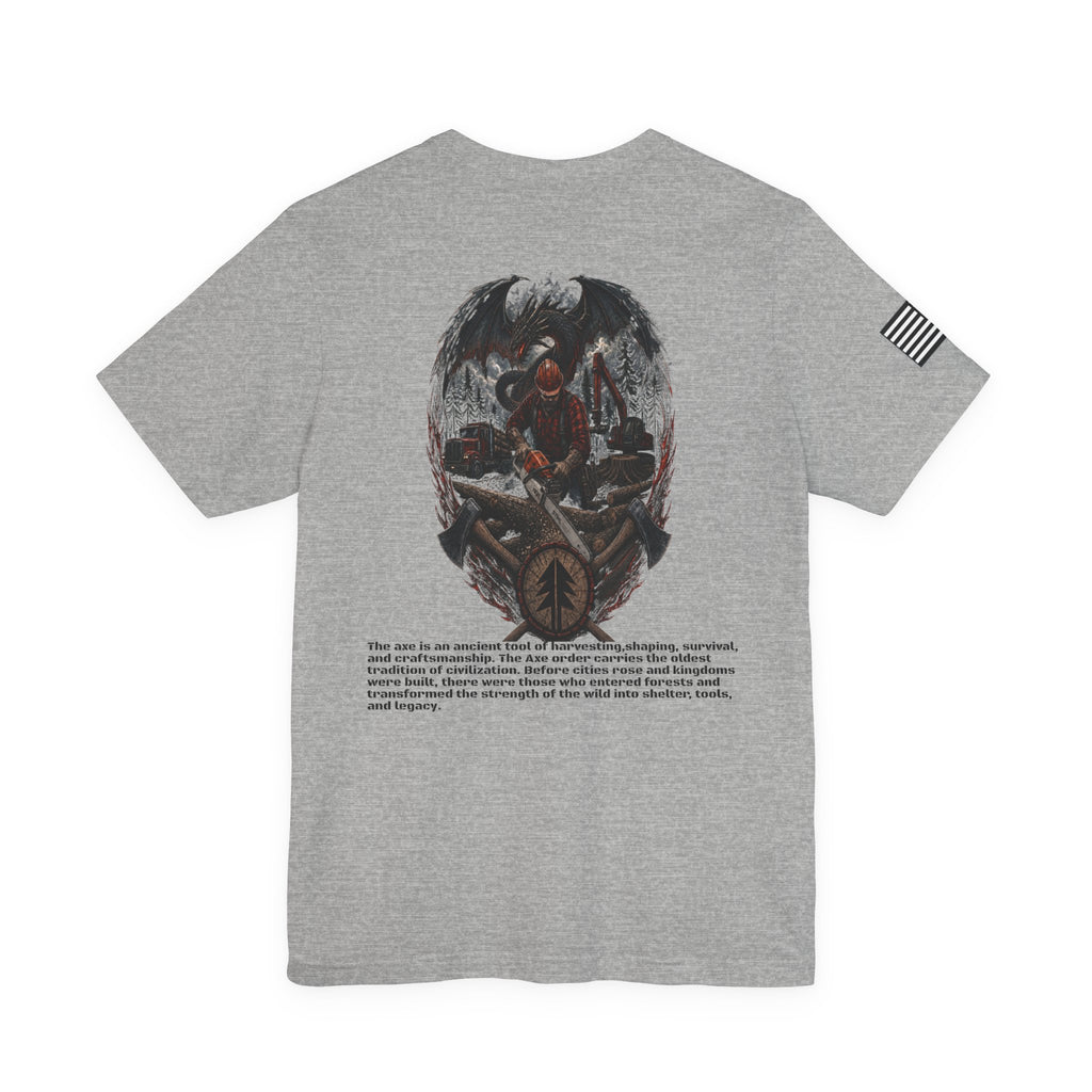 The Axe Order Tee — Viking Axe Brotherhood Graphic T‑Shirt