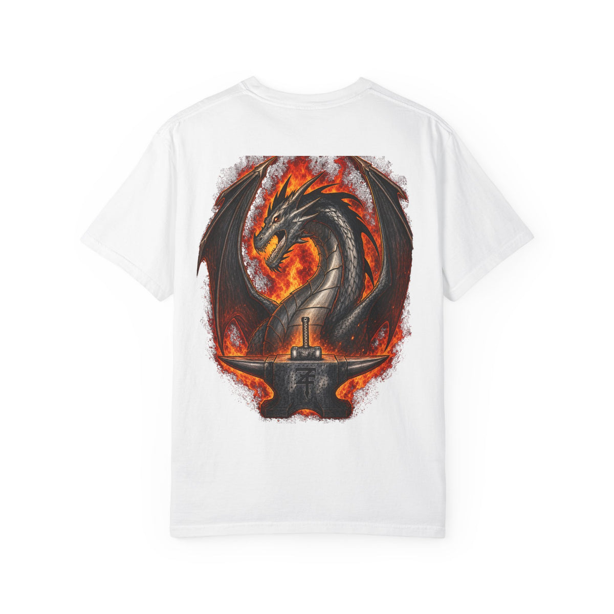 The Dark Forge Collection — Fiery Dragon Graphic Tee