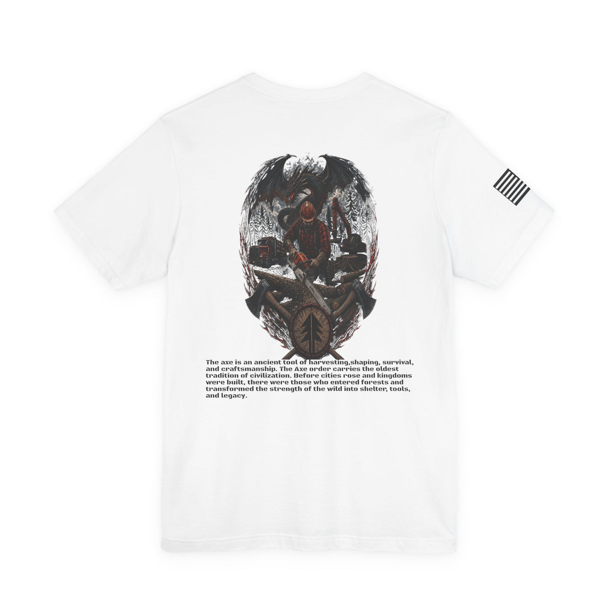 The Axe Order Tee — Viking Axe Brotherhood Graphic T‑Shirt