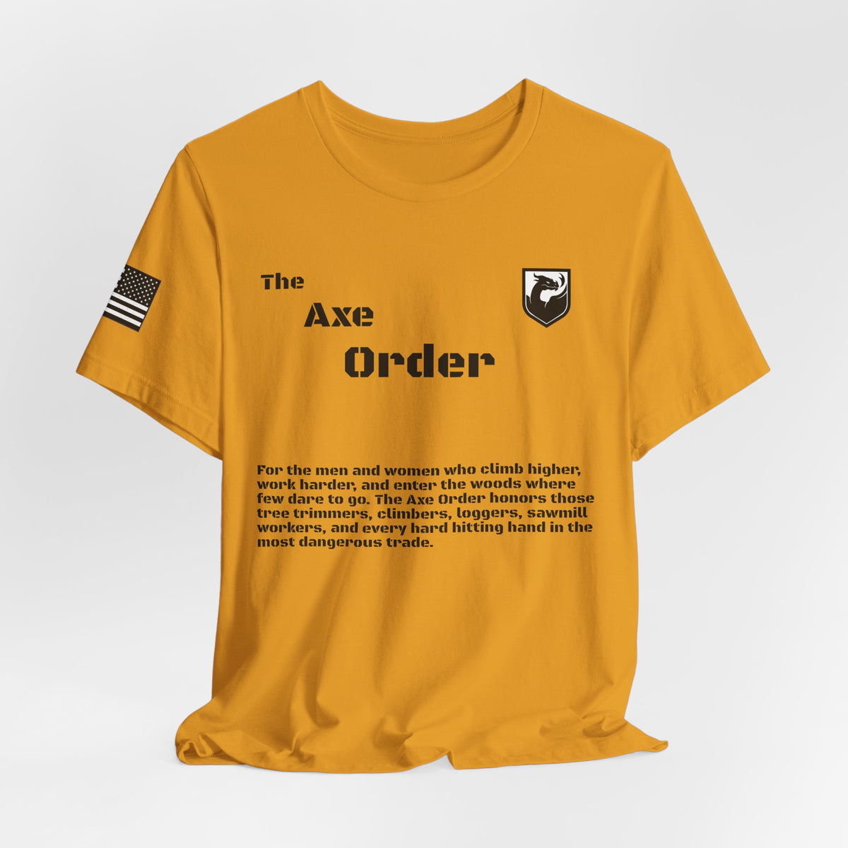 The Axe Order Tee — Viking Axe Brotherhood Graphic T‑Shirt