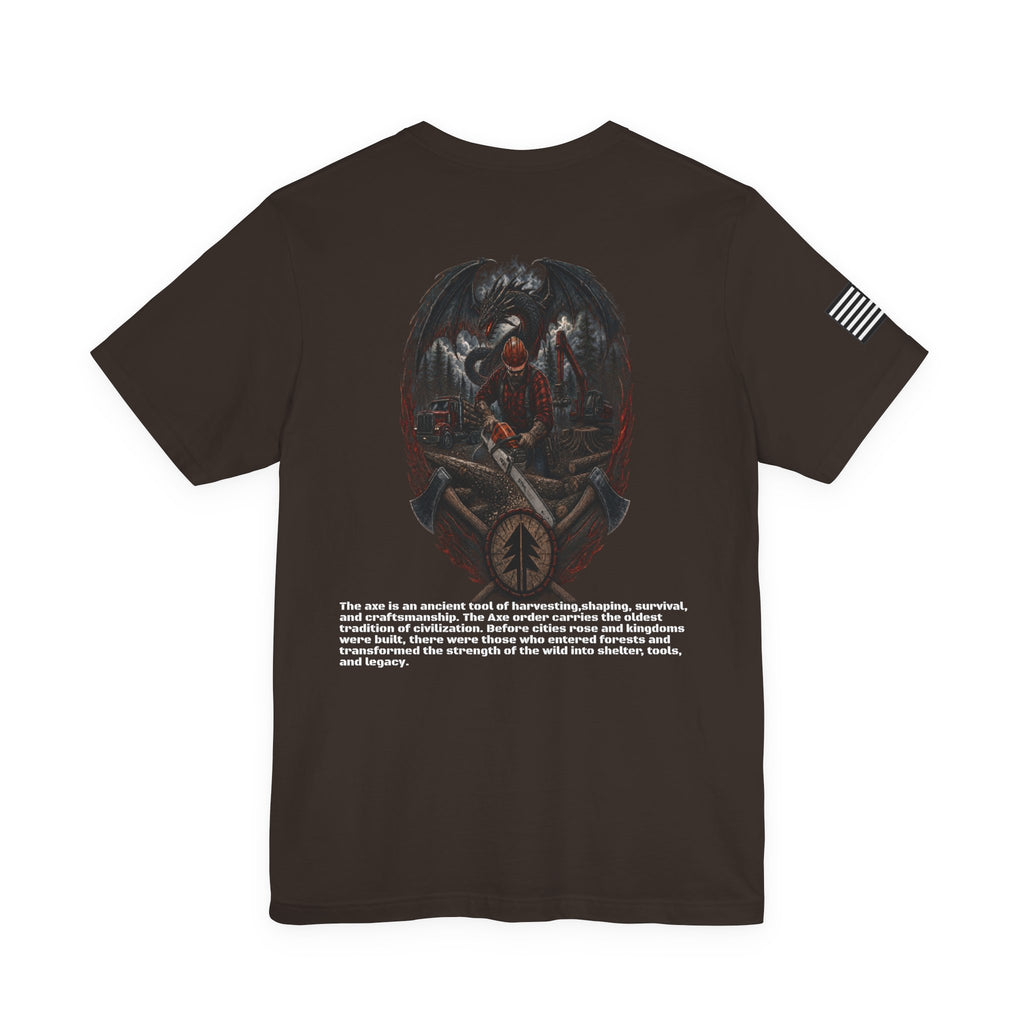 The Axe Order Tee — Viking Axe Brotherhood Graphic T‑Shirt