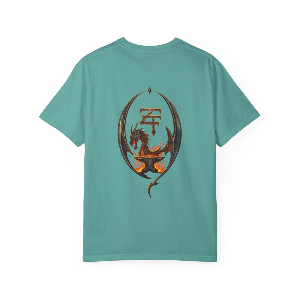 The Dark Forge Collection — Fiery Crest Graphic Tee
