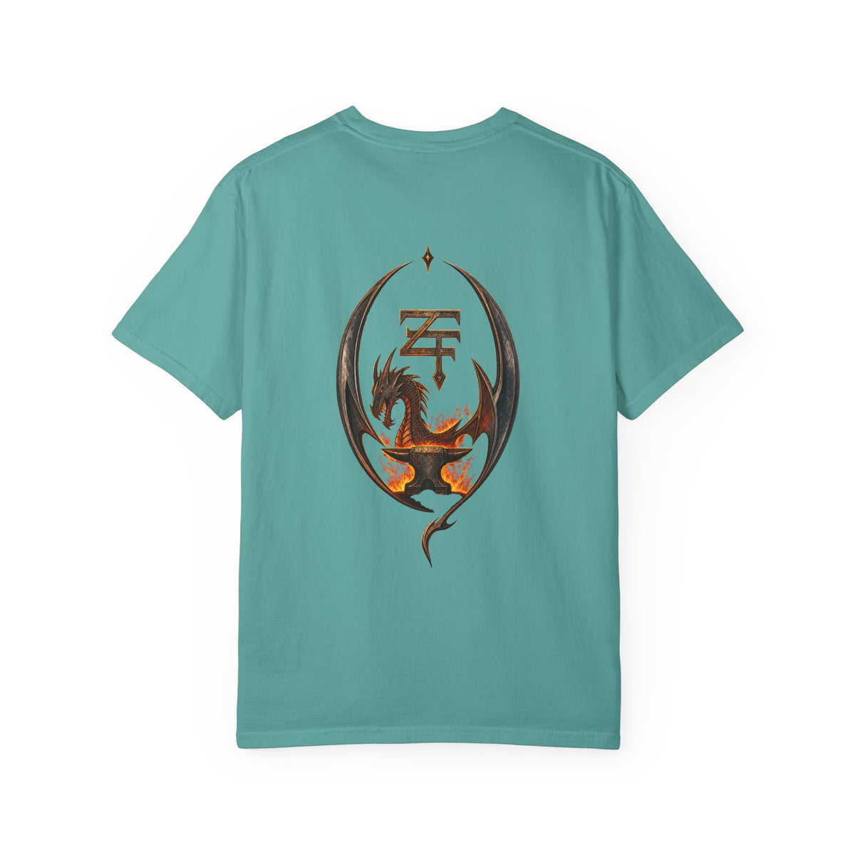 The Dark Forge Collection — Fiery Crest Graphic Tee