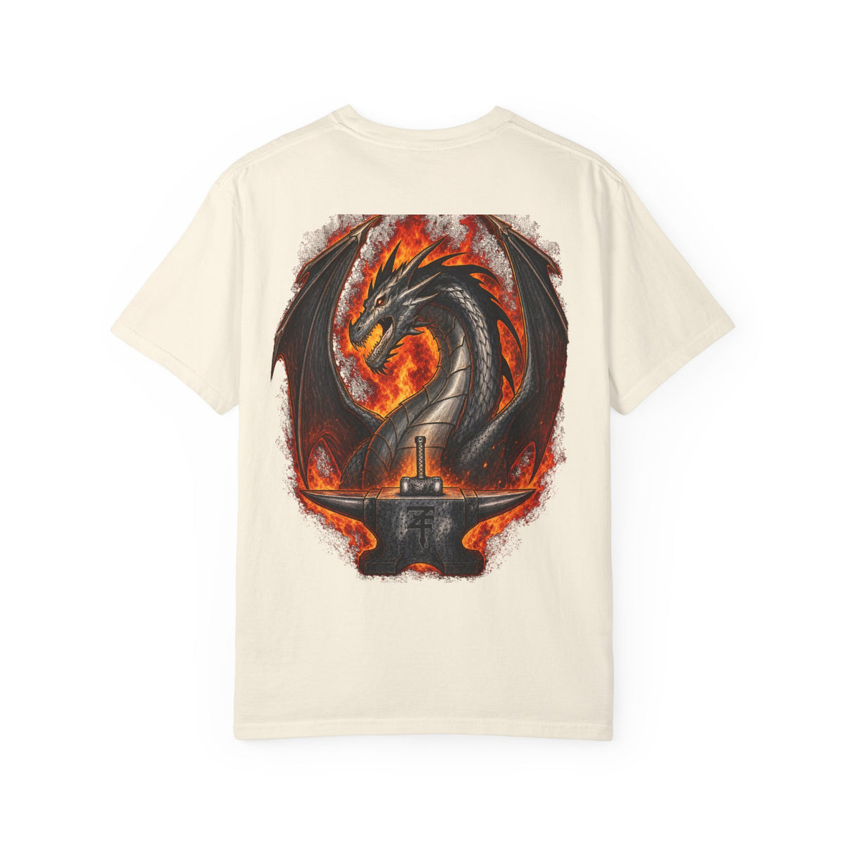 The Dark Forge Collection — Fiery Dragon Graphic Tee