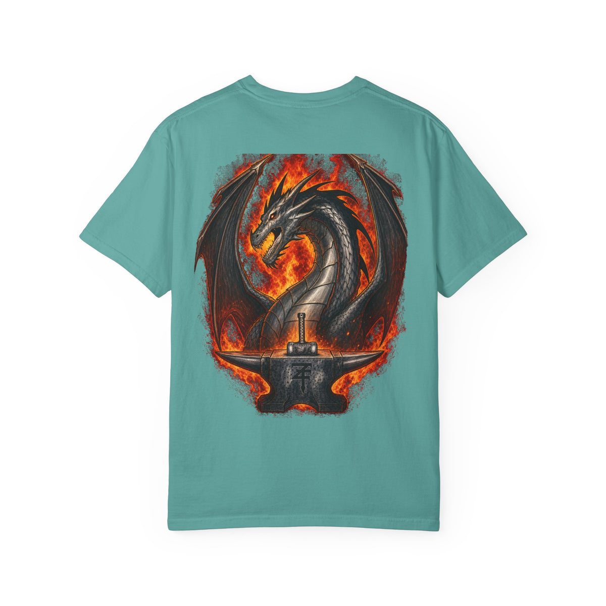 The Dark Forge Collection — Fiery Dragon Graphic Tee