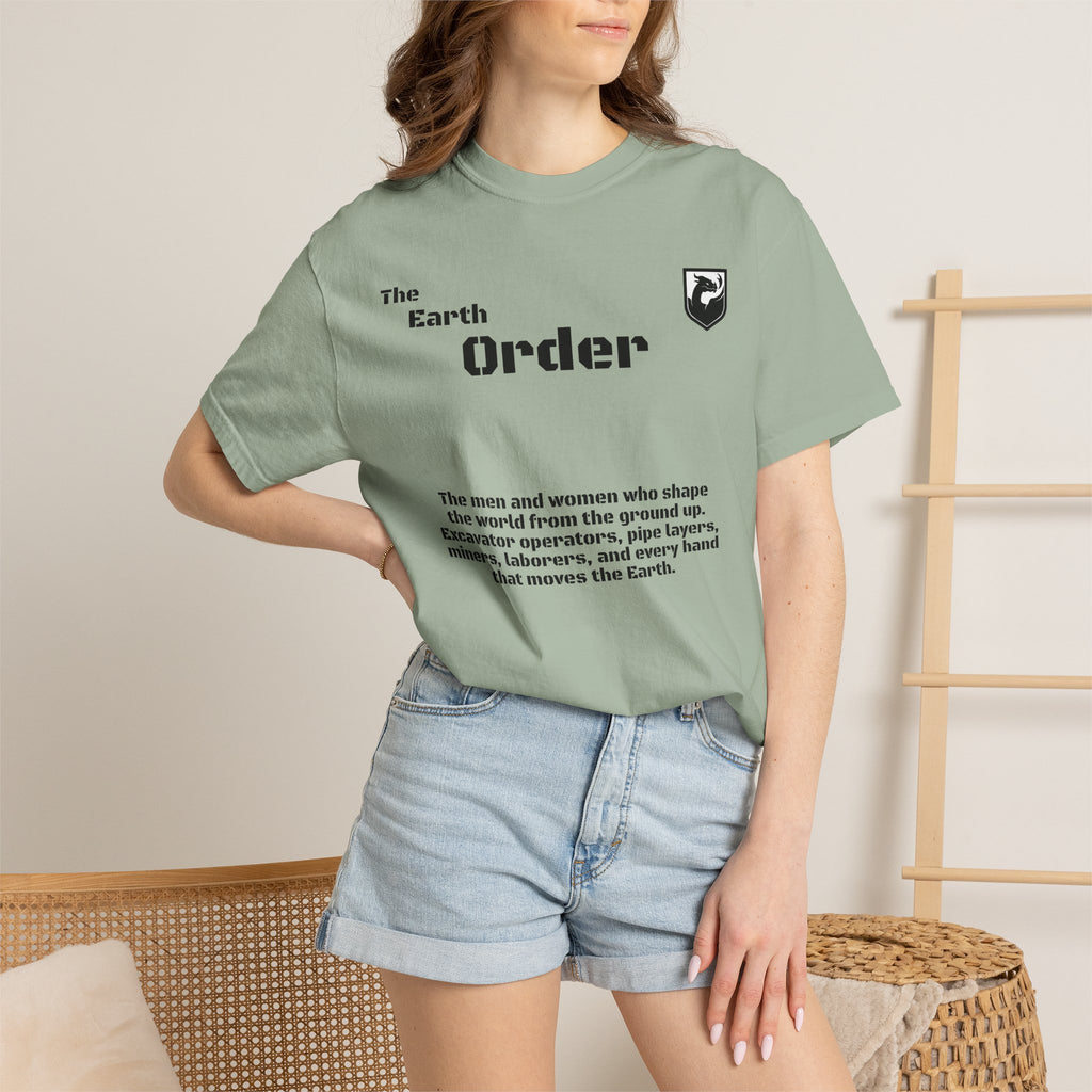 The Earth Order Collection — Excavator Operator Graphic Tee