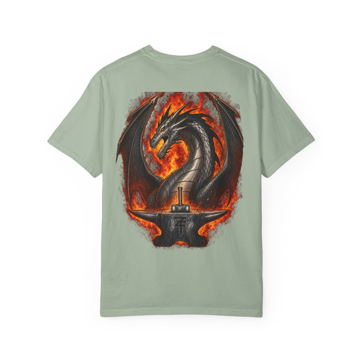 The Dark Forge Collection — Fiery Dragon Graphic Tee