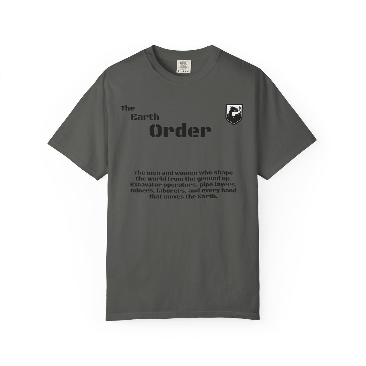 The Earth Order Collection — Excavator Operator Graphic Tee