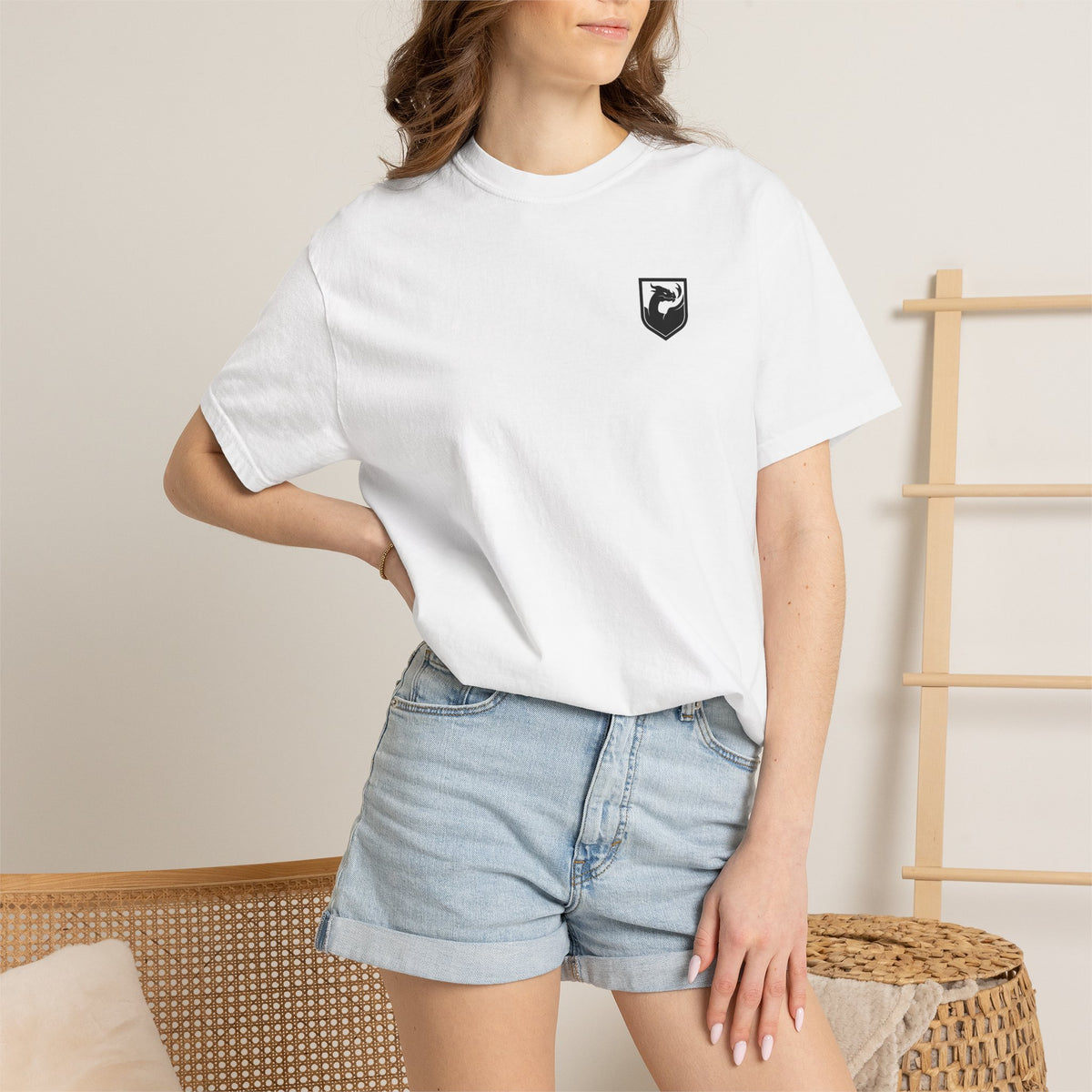 The Dark Forge Collection — Fiery Crest Graphic Tee