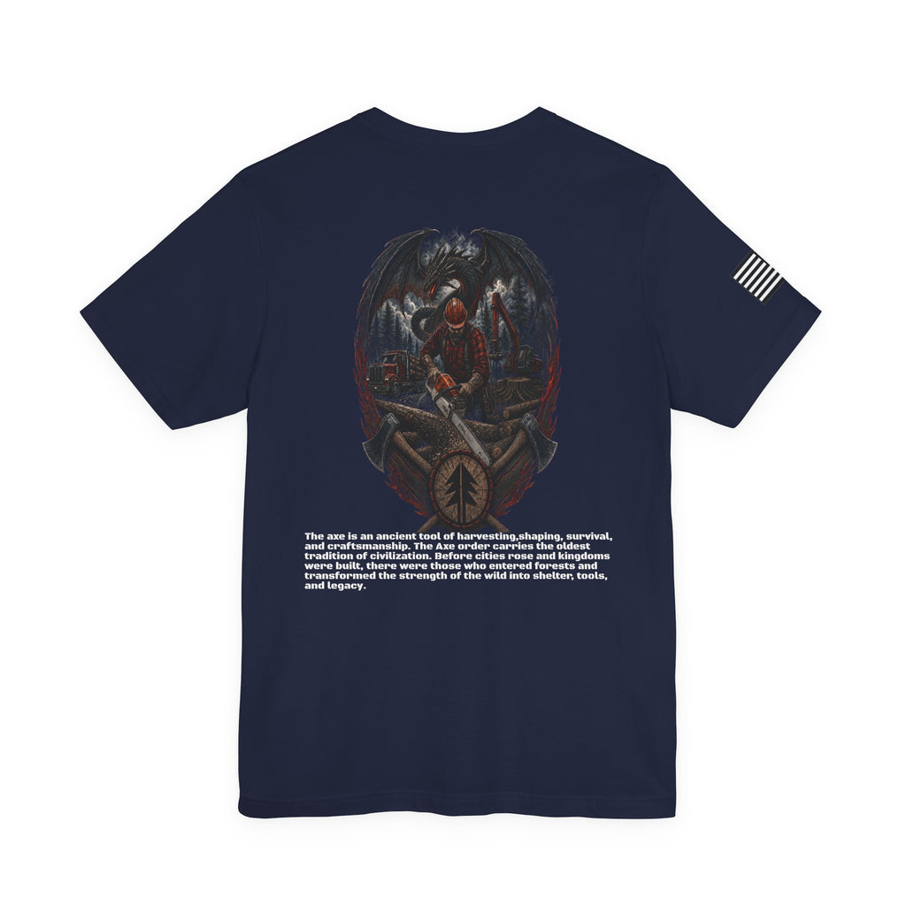 The Axe Order Tee — Viking Axe Brotherhood Graphic T‑Shirt