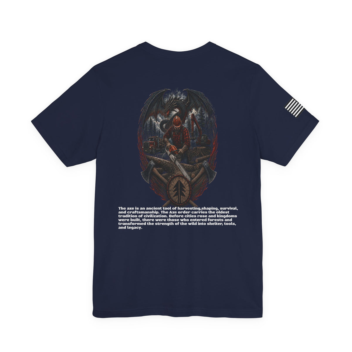 The Axe Order Tee — Viking Axe Brotherhood Graphic T‑Shirt