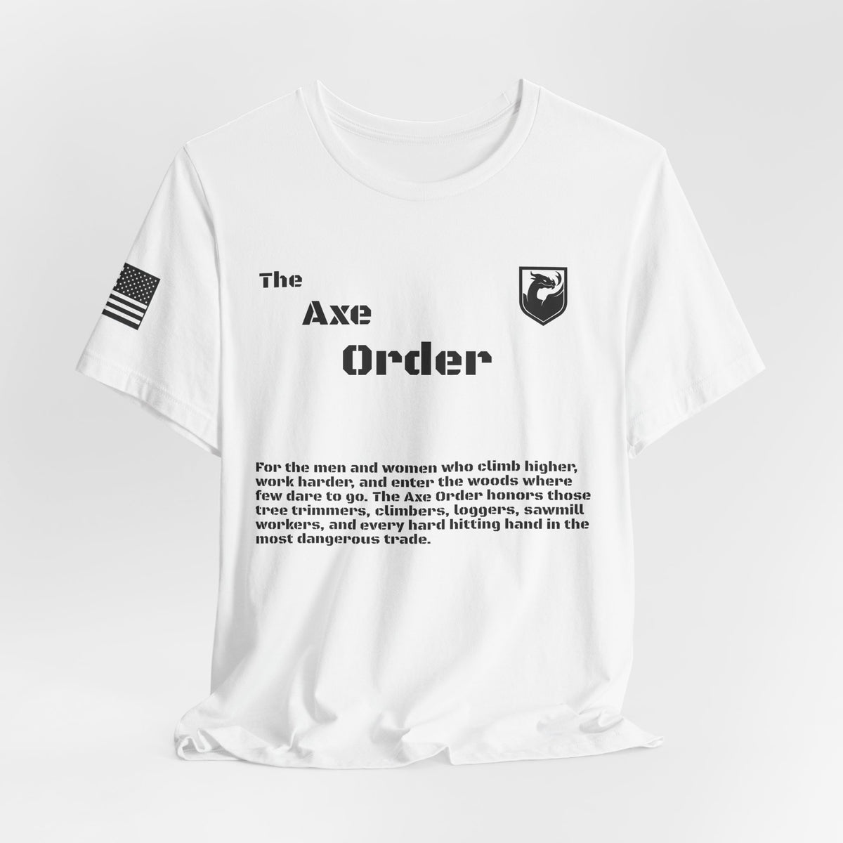 The Axe Order Tee — Viking Axe Brotherhood Graphic T‑Shirt