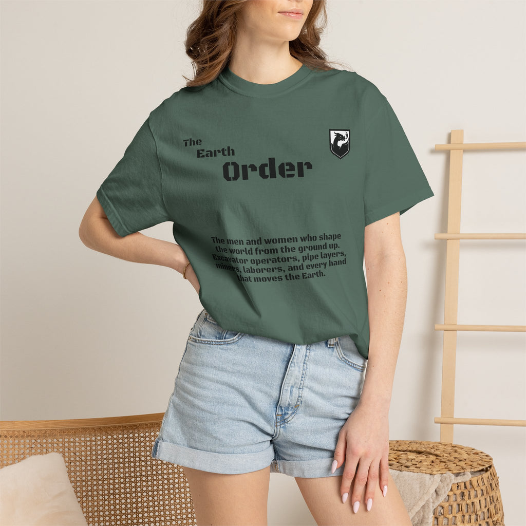 The Earth Order Collection — Excavator Operator Graphic Tee
