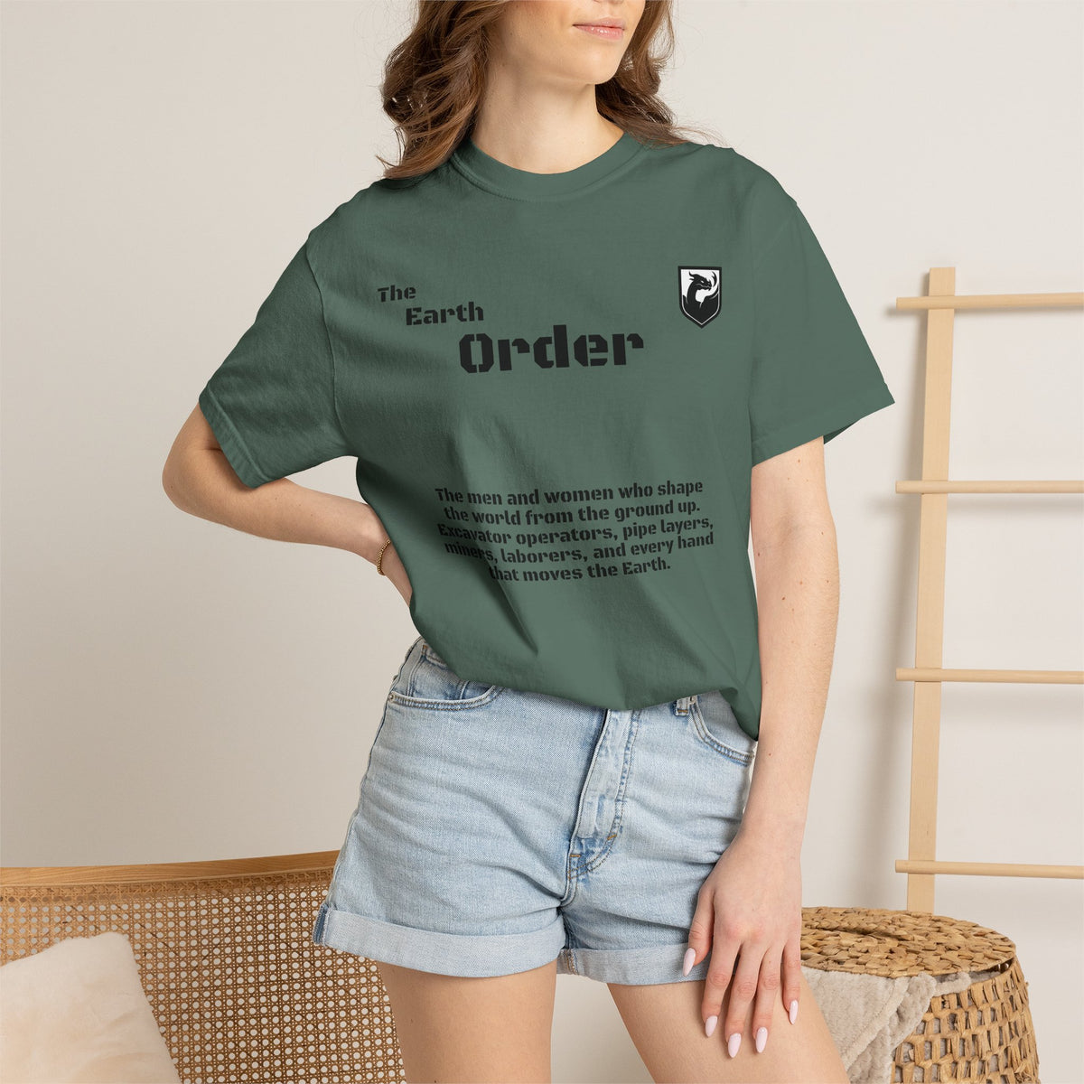The Earth Order Collection — Excavator Operator Graphic Tee